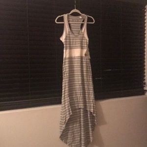 Brand new Saks striped Maxi Dress